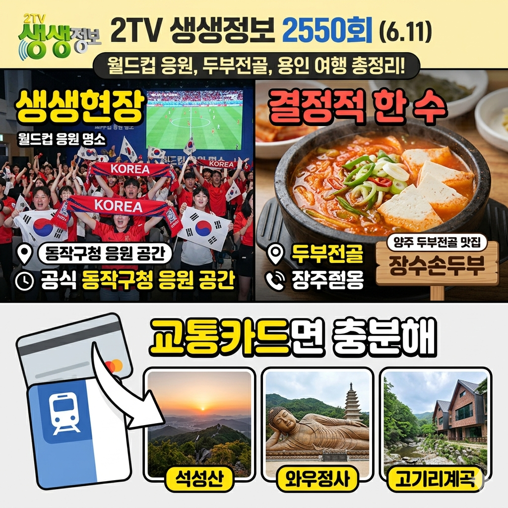 2TV 생생정보 2550회 6월 11일 방송