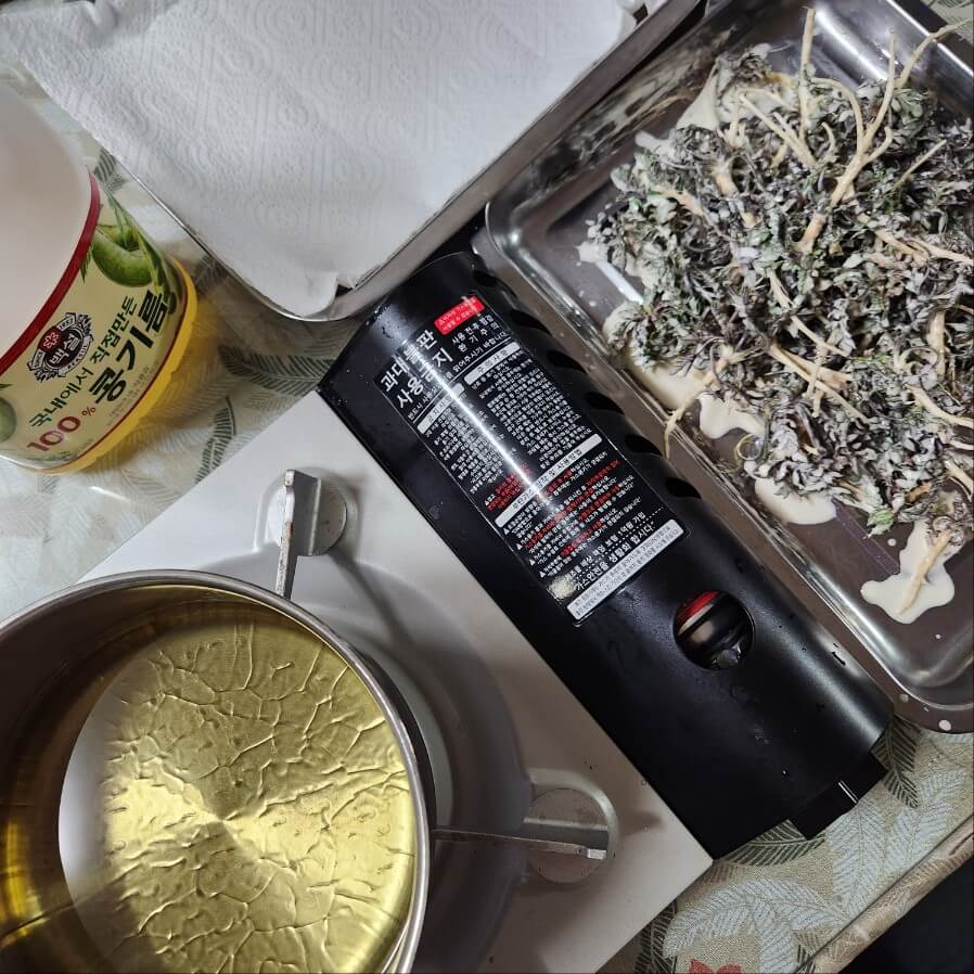 냉이 무침 냉이나물 냉이 튀김 만드는 방법 봄철 나물 요리 레시피