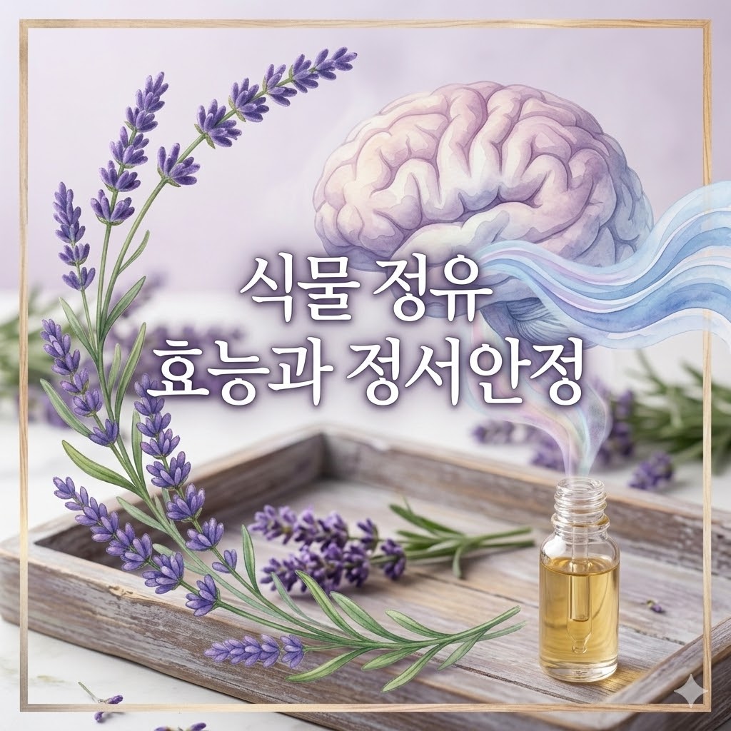 식물 정유가 정서 안정 상태를 유지시키는 시간적 효과