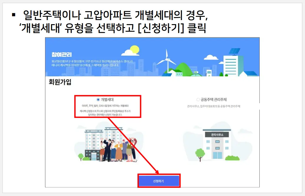 에너지 캐시백 신청방법