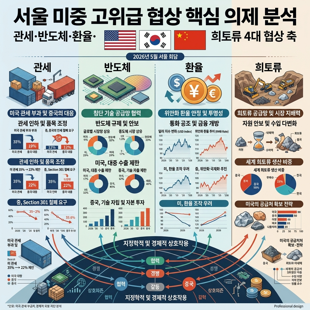 서울 미중 고위급 협상