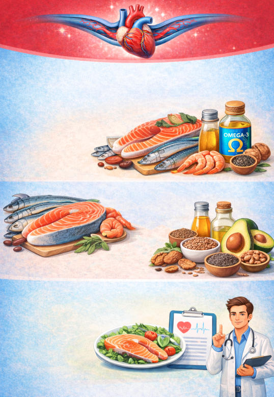 혈관 건강과 오메가 지방산의 관계관련 사진