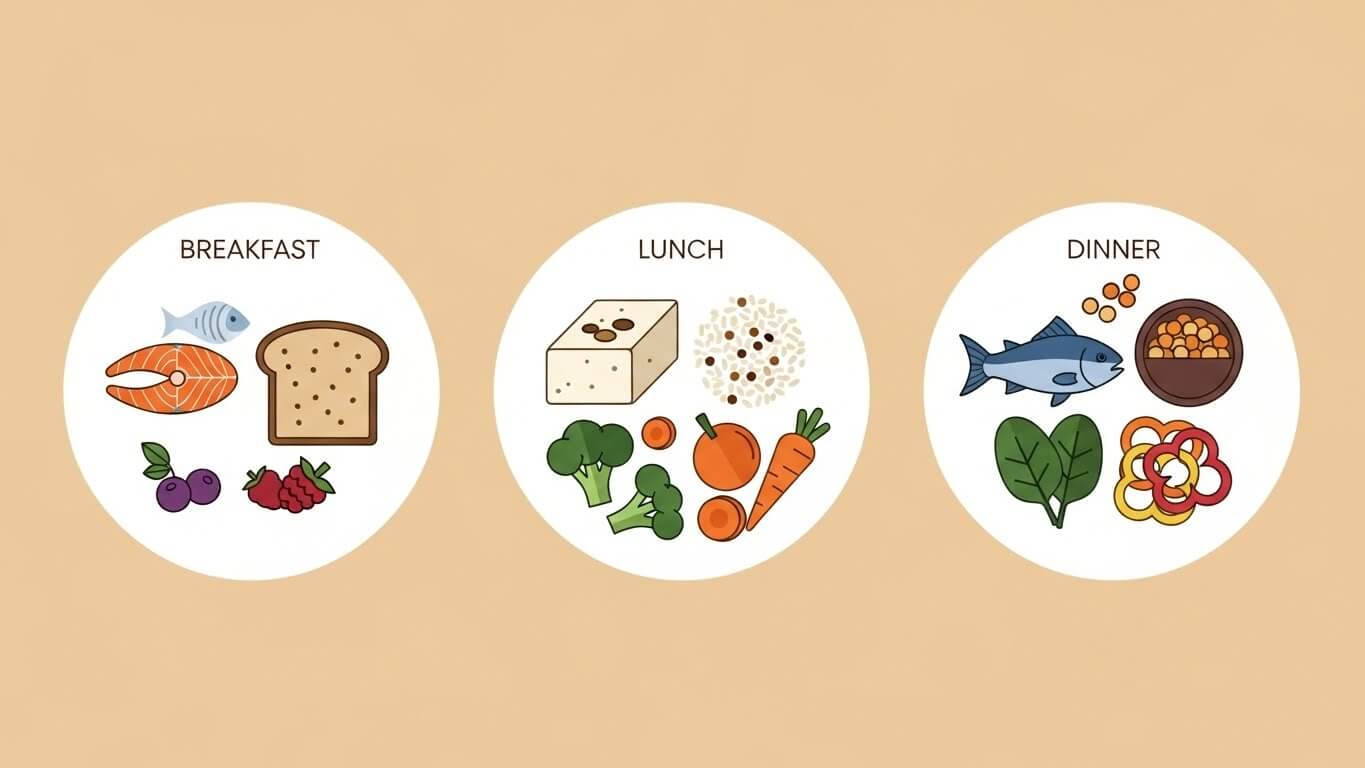 간 건강을 위한 일주일 식단표