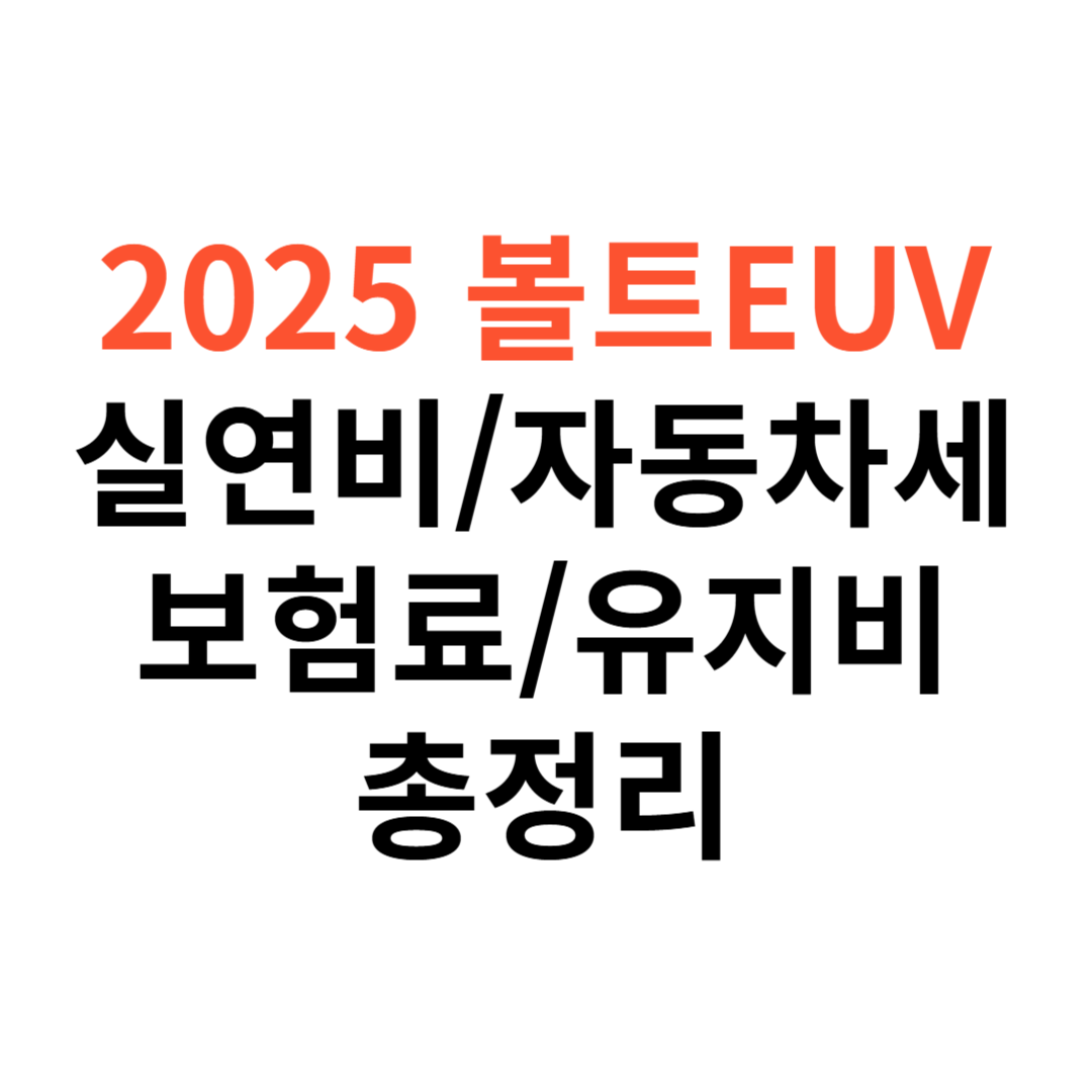 쉐보레 볼트 EUV 차량