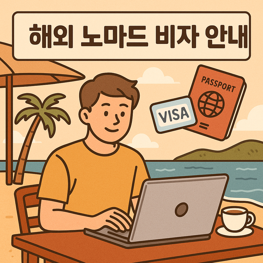 디지털 노마드 &amp; 사이드잡 ❘ 해외 노마드 비자 안내 관련사진