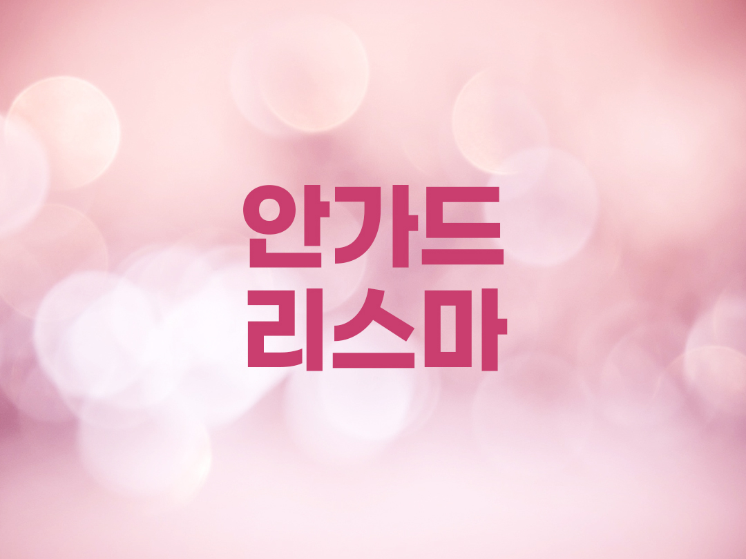 안가드리스마 천주교 여자세례명