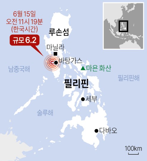 필리핀 세부 지진 2025, 피해 상황과 원인 총정리 관련 사진