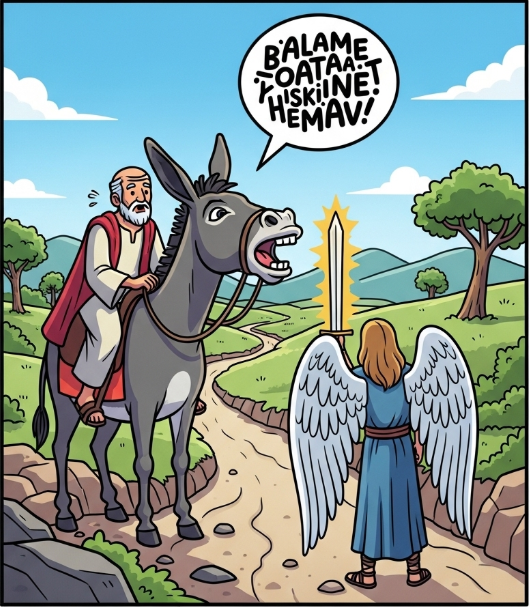 민수기 22장 - 발람과 나귀