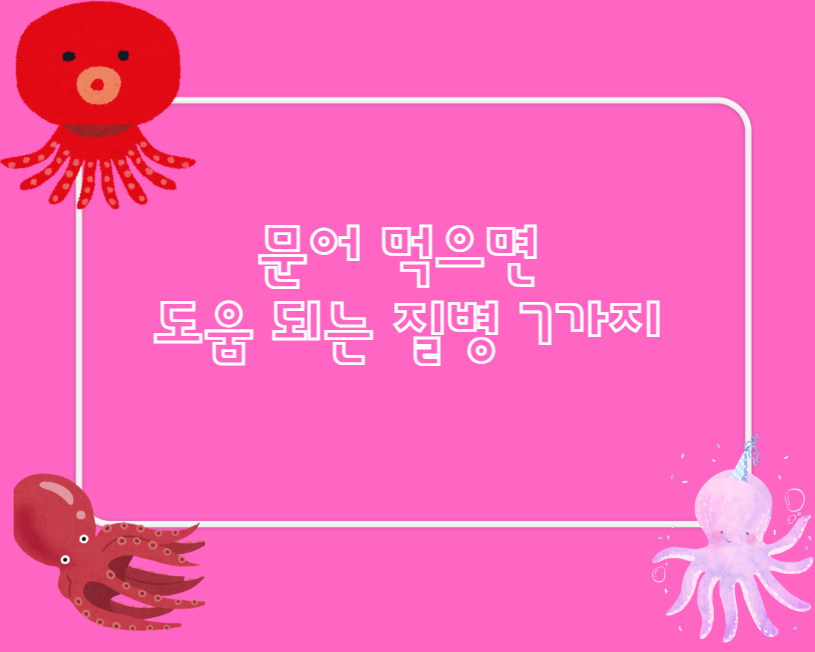 문어 먹으면 도움 되는 질병 7가지