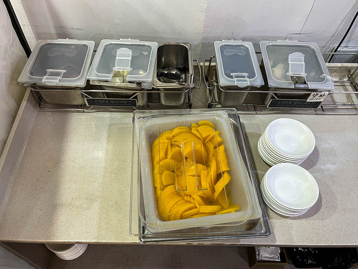 대구 동성로 중화반점 셀프바