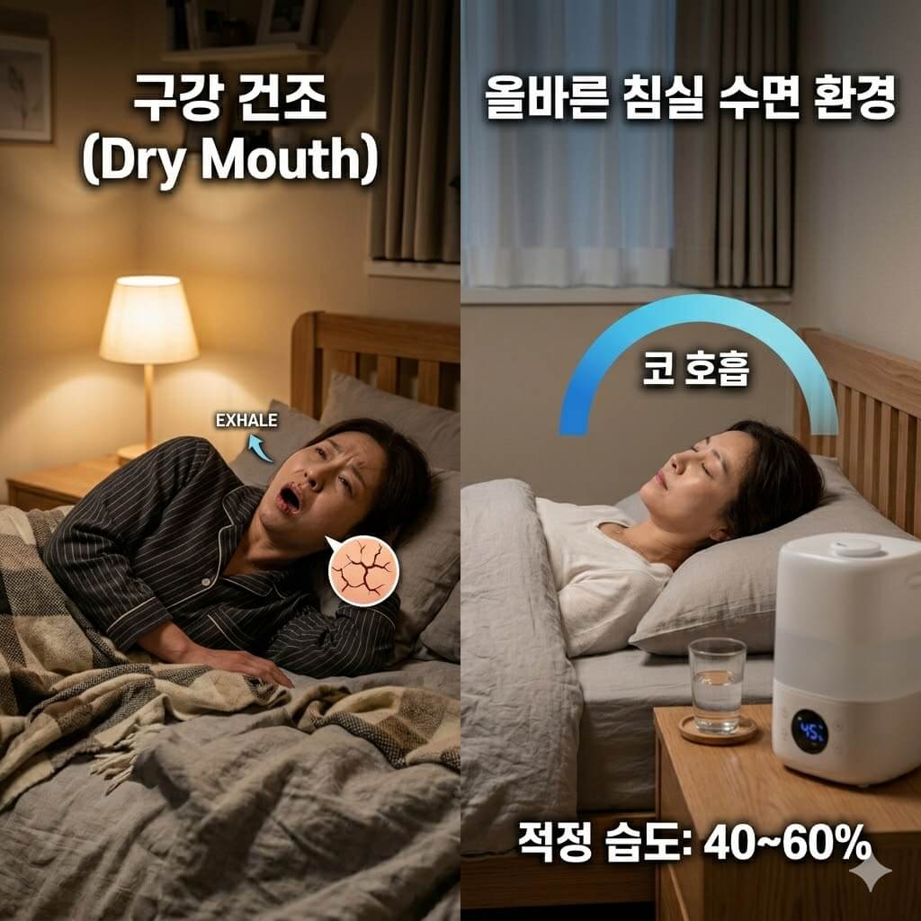 구강건조 및 수면환경