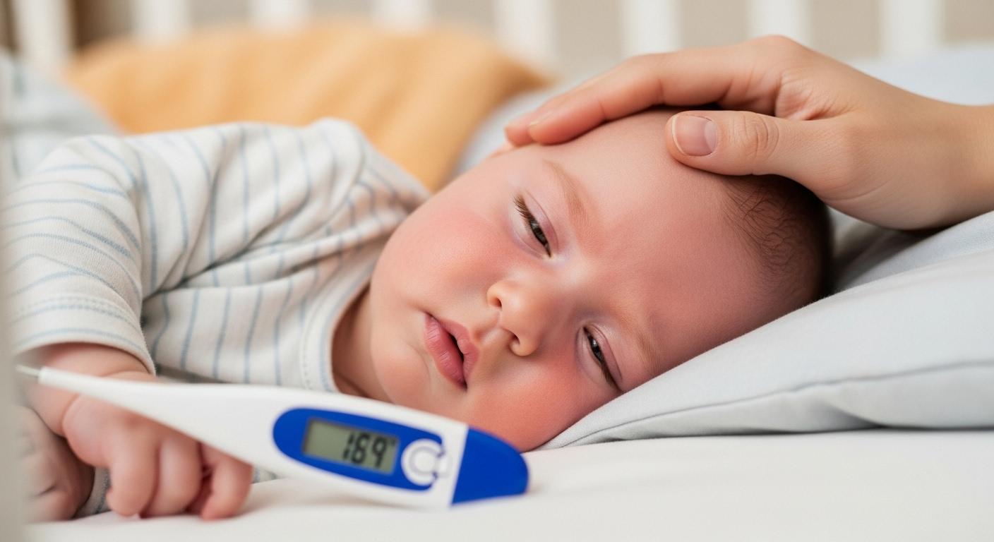 아기 열 안떨어짐