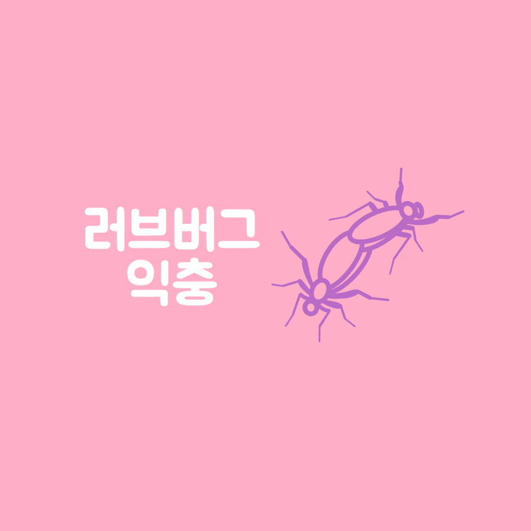 러브버그 뜻 익충 퇴치방법