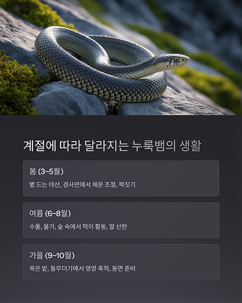 계절 따라 바뀌는 행동 반경