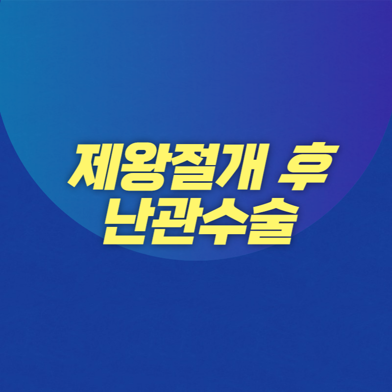 제왕절개 후 난관수술