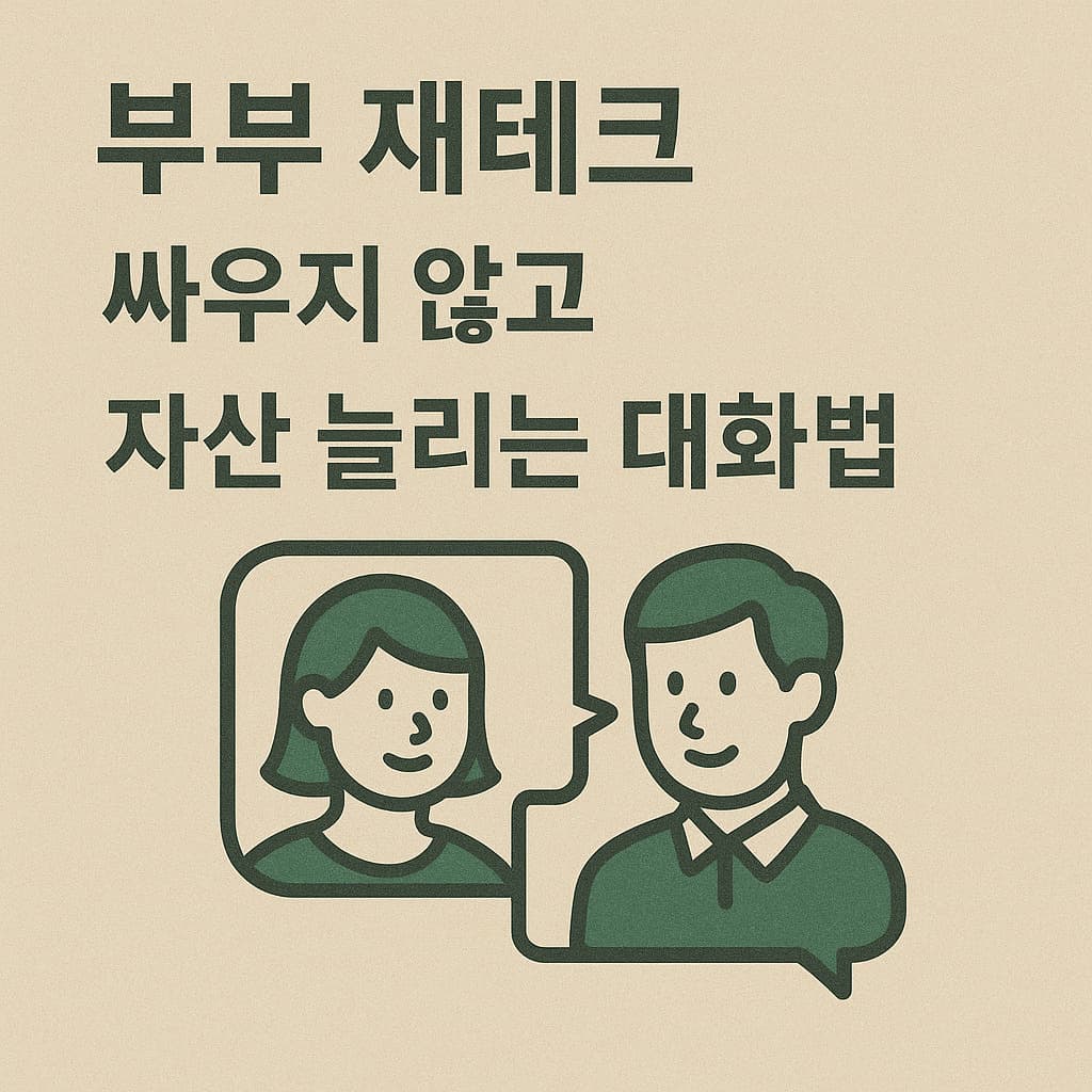 부부 재테크 – 싸우지 않고 자산 늘리는 대화법