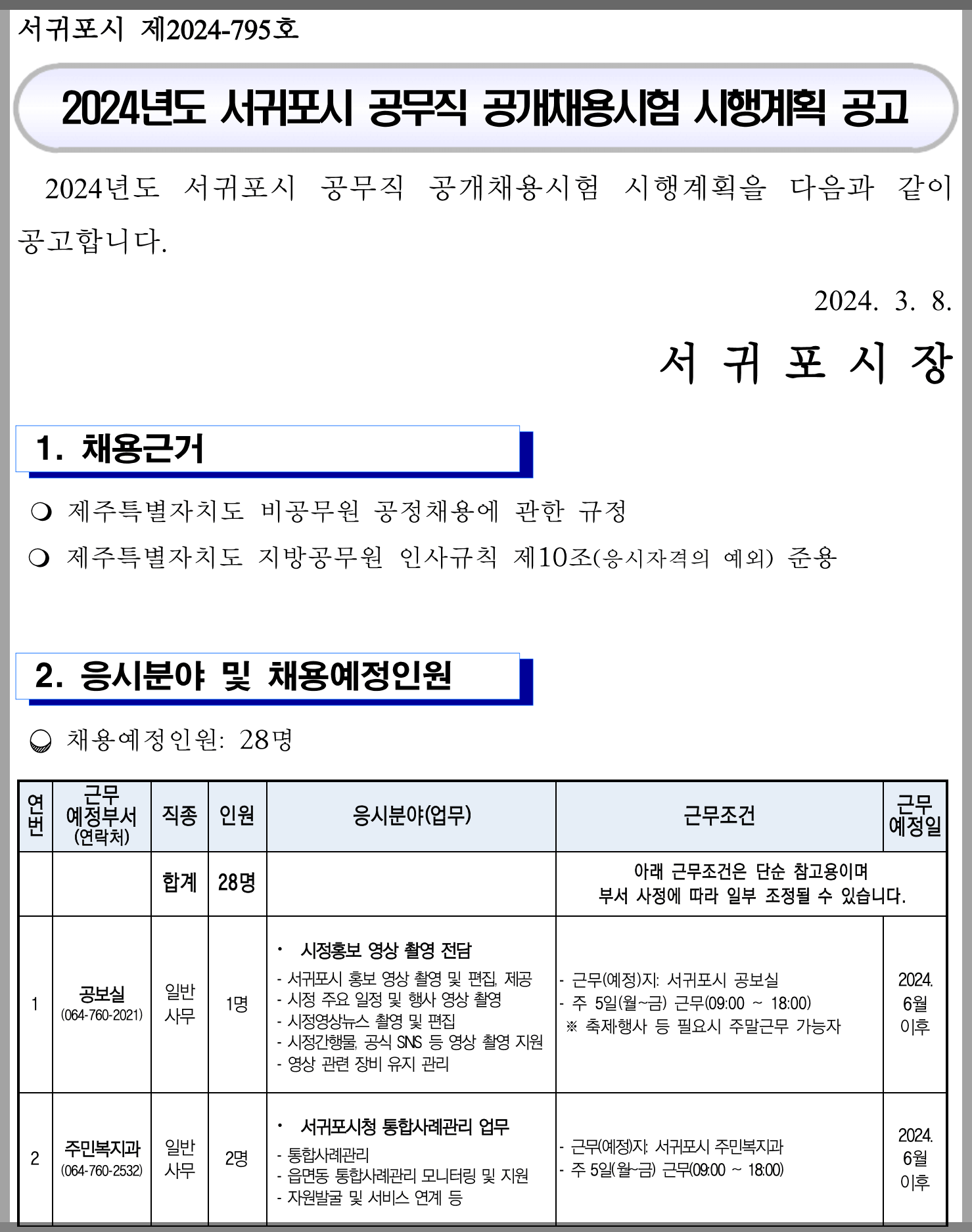 2024년-제주도-공무직-선발인원