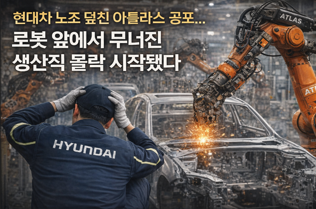 현대차 노조 vs 아틀라스 로봇, 생산직 일자리 대변혁 시작됐다
