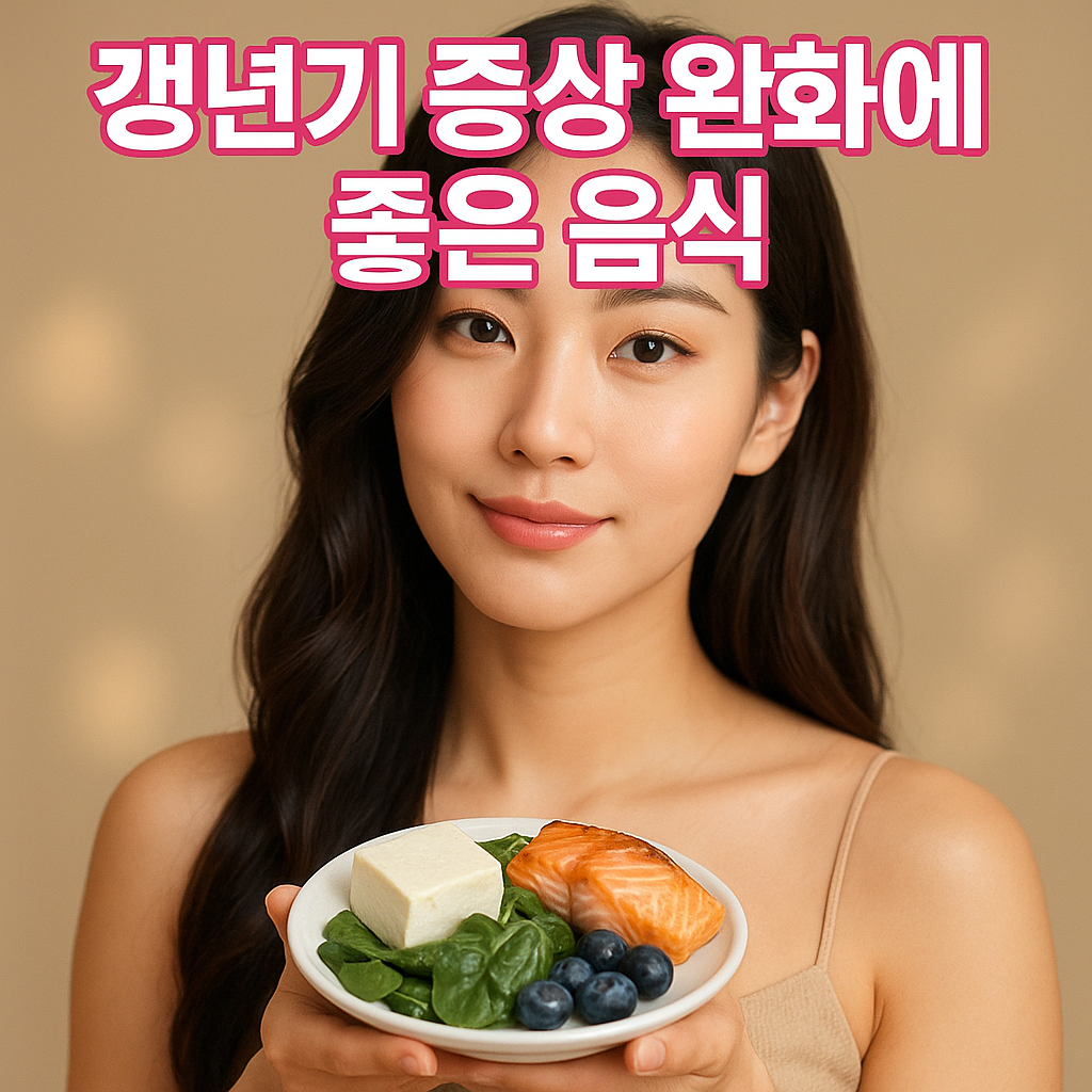 갱년기 증상 완화에 좋은 음식 가이드