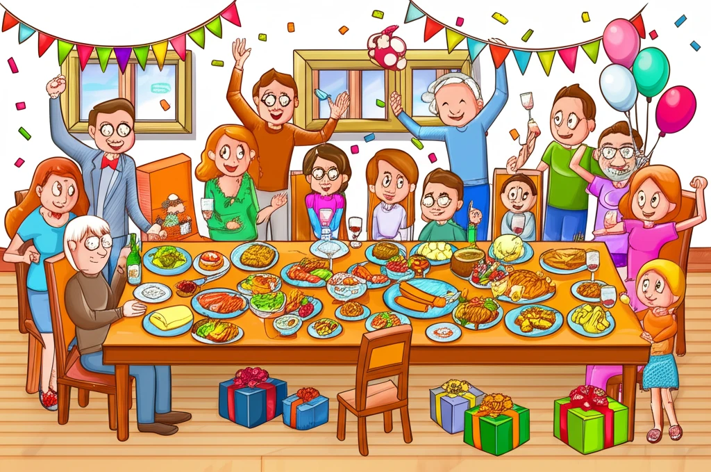 가족 모임, 끈끈한 행복 충전! 우리