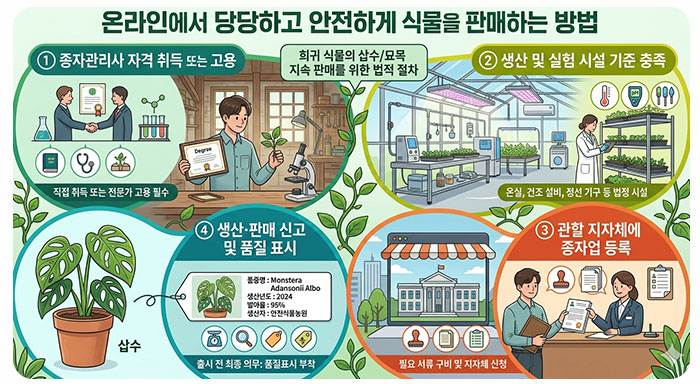 온라인에서 당당하고 안전하게 식물을 판매하는 방법