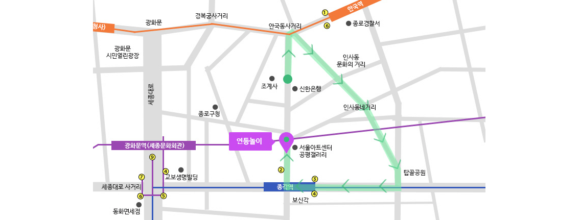 2024 연등회 연등놀이 지도