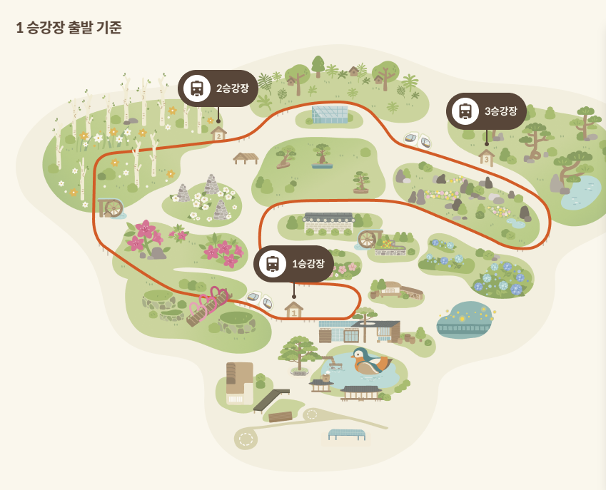 화담숲 모노레일