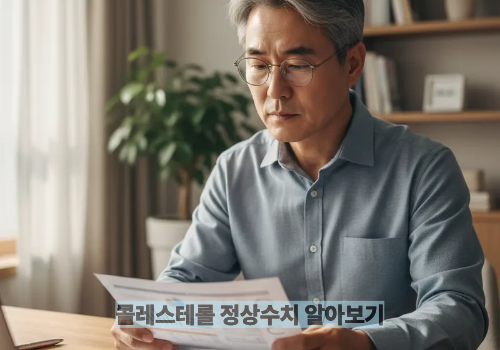 콜레스테롤 정상수치 알아보기