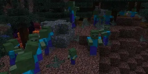 우글거리는 좀비떼들을