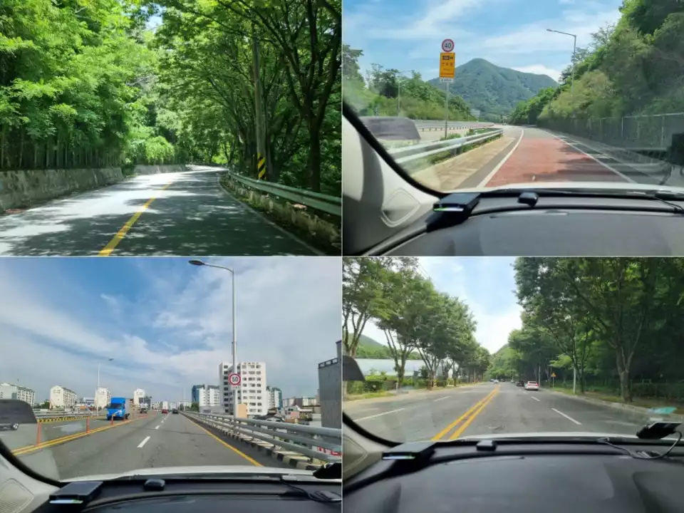 볼트 EUV로 온갖 도로를 달렸습니다.