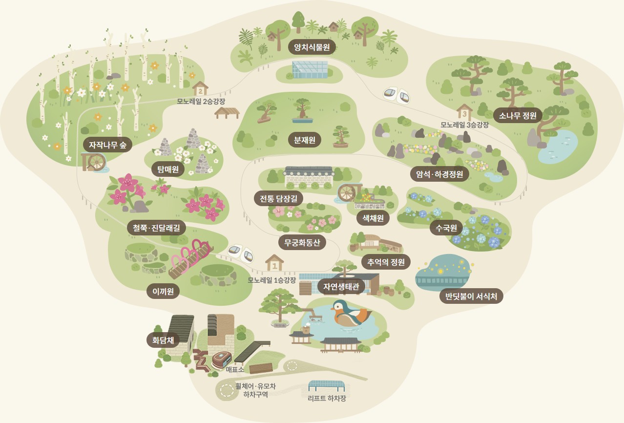 화담숲 테마 정원