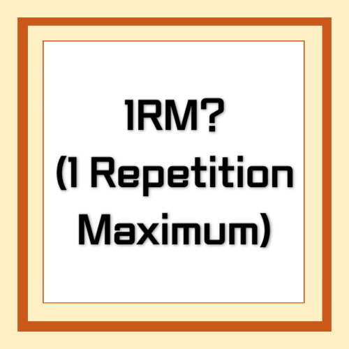 1RM, RM, Repetition Maximum