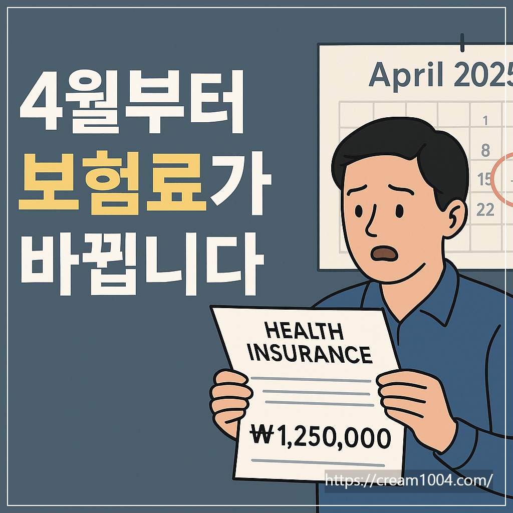 2025년 4월 건강보험료 폭탄? 지금 꼭 알아야 할 인상 기준과 환급 조건