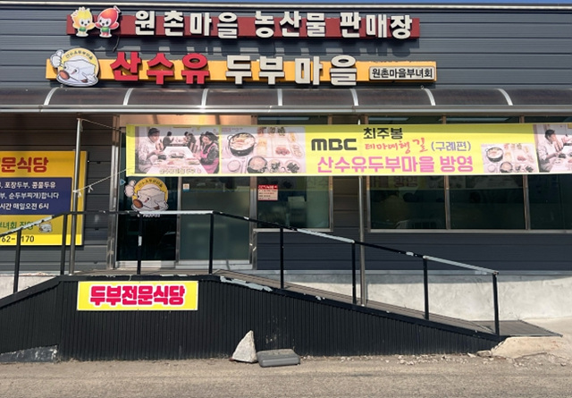 구례 산수유축제 맛집 지리산온천 인근 맛집 청기와뜰 양미한옥가든 당골식당 산수유두부마을식당 단테텍사스바베큐 진미식당 봉성피자