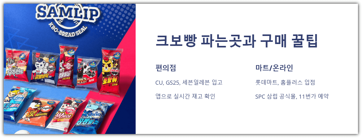 크보빵 파는곳과 구매 꿀팁