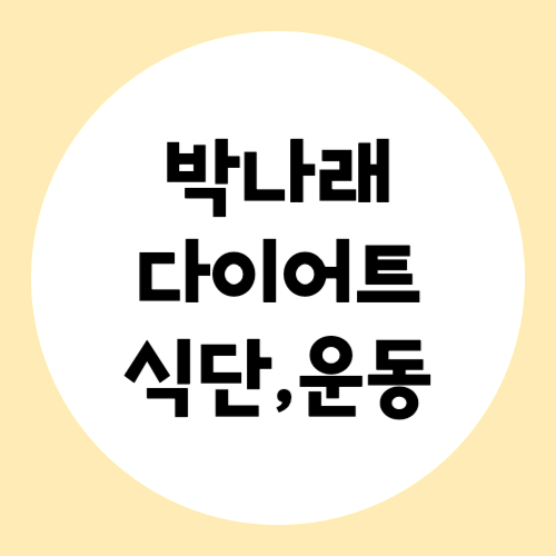 박나래 다이어트