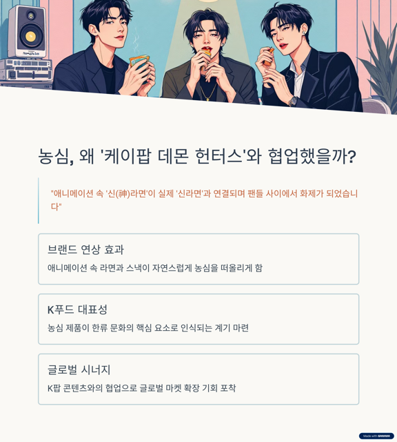 KPOP Demon Hunters Food