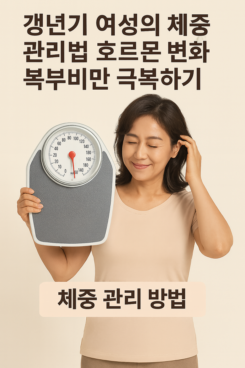갱년기 체중관리 방법