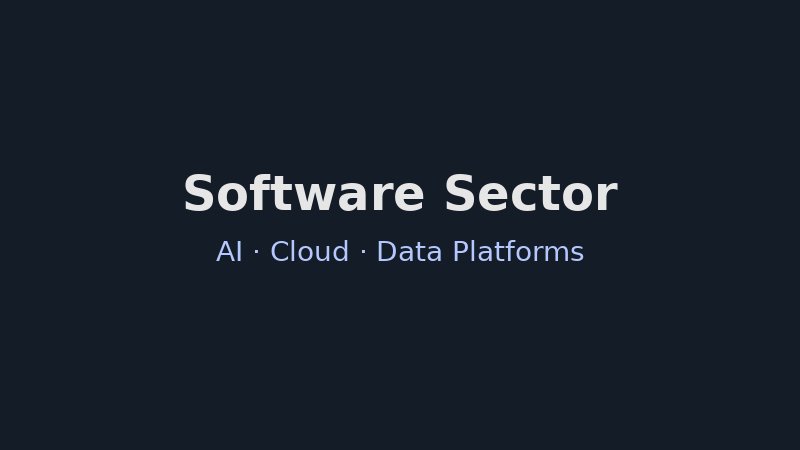 Software Sector in the Spotlight Again image
