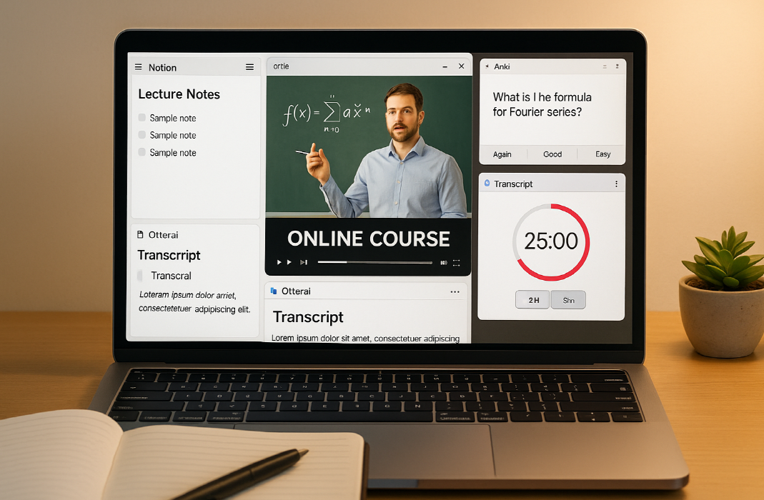 학습 활용도가 커지고 있는 온라인 강의 모습