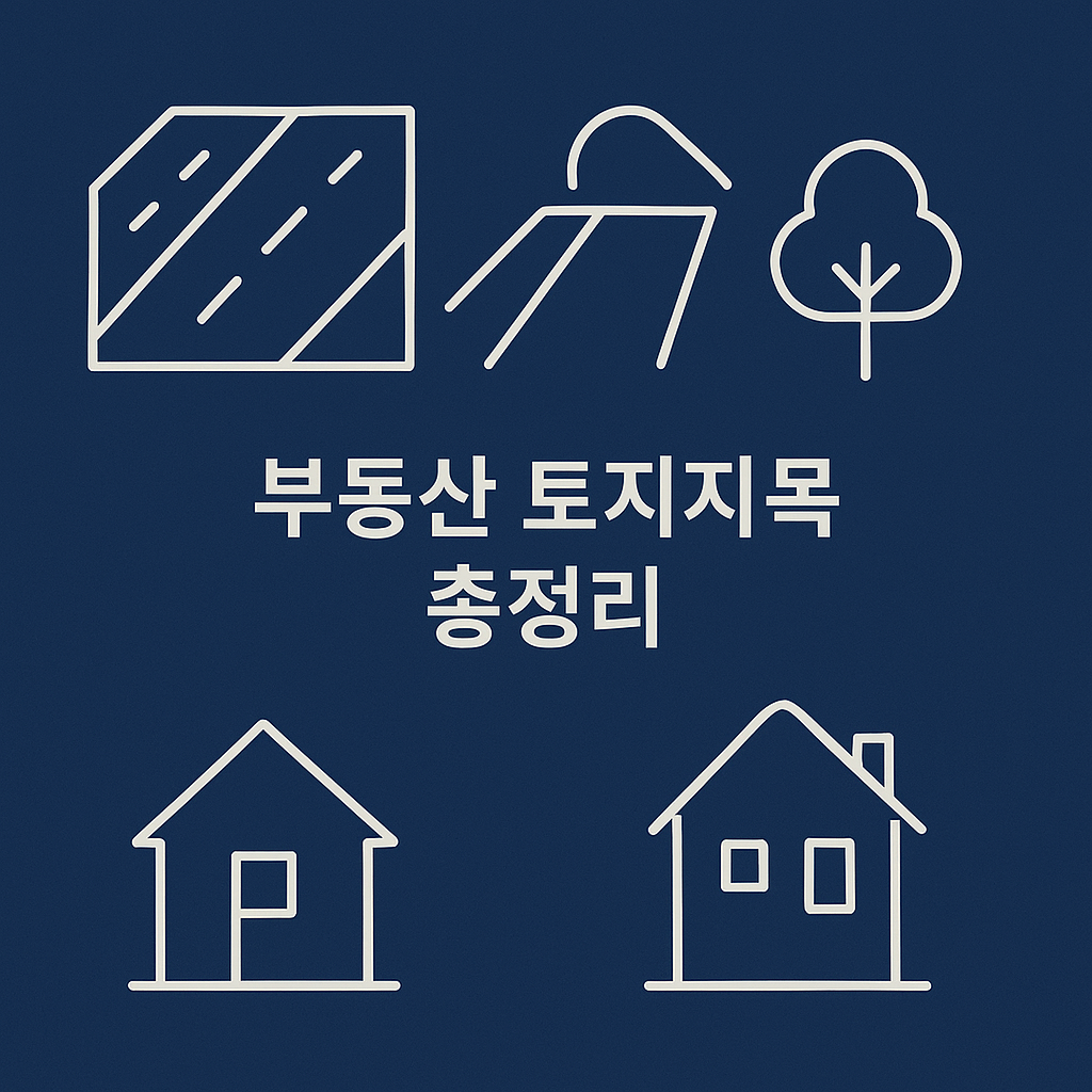 부동산 토지지목 총정리 지목별 개발 가능성 분석