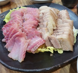 홍어삼합