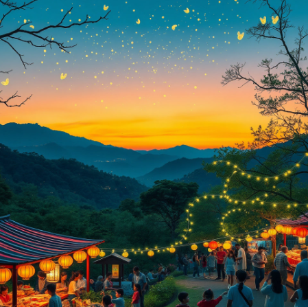 무주반딧불축제그림