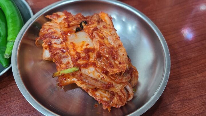 백암왕순대-김치