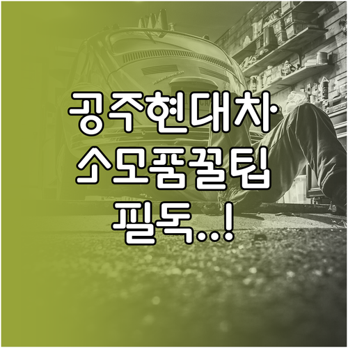 공주 지역 현대자동차 서비스센터 위치..