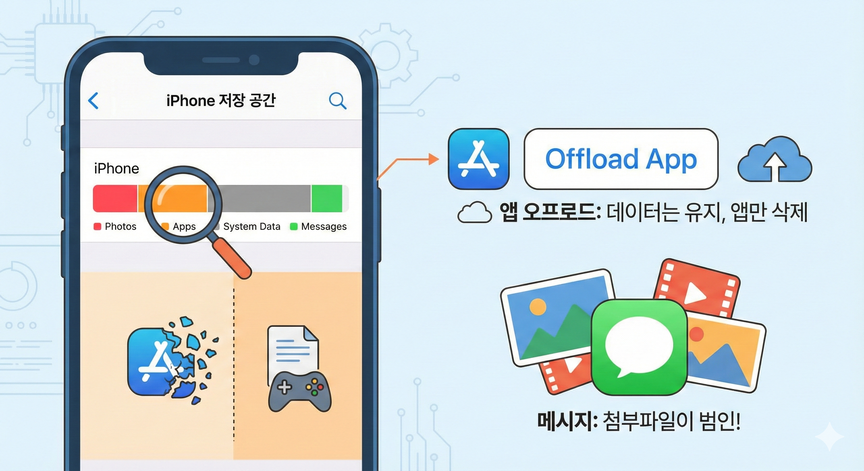 아이폰 저장 공간 정리
