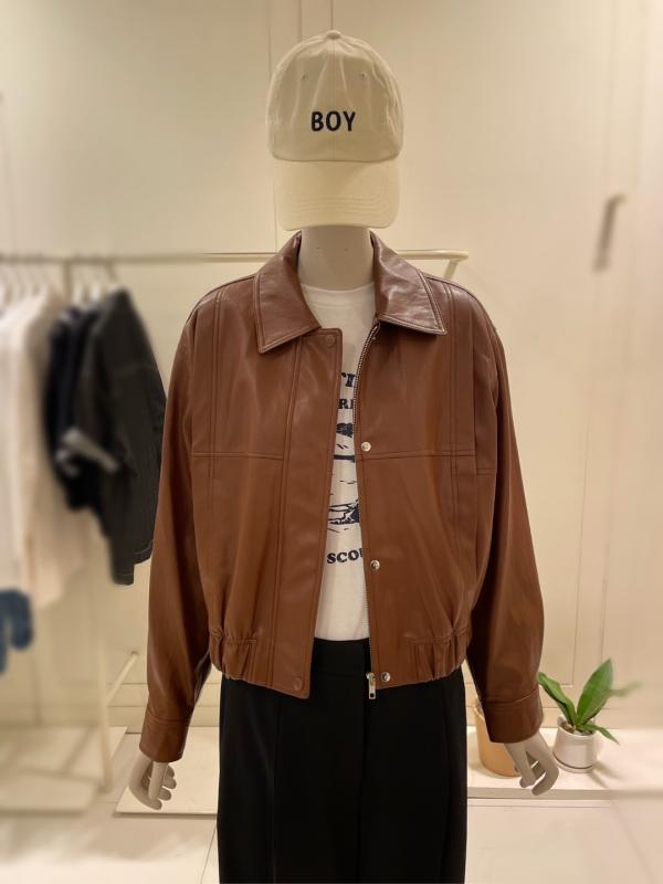 스튜디오톰보이 톰보이 대백 SG 에코레더 크롭블루종 9103361721