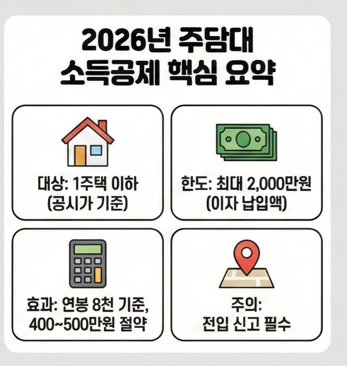 주담대 소득공제