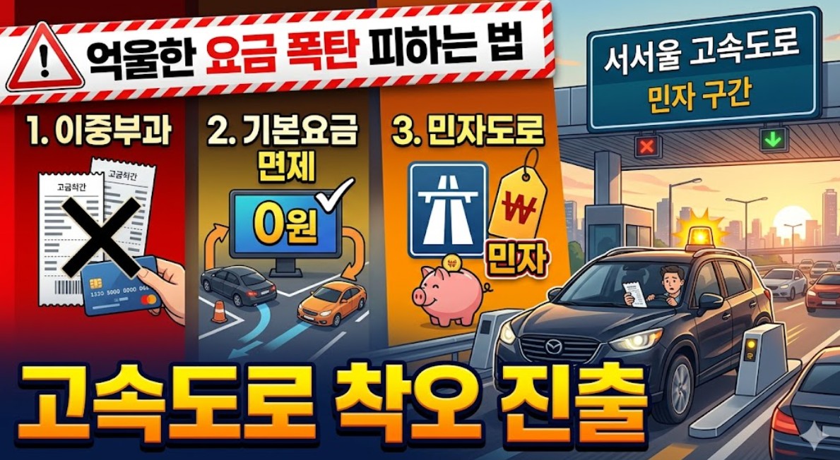고속도로 착오진출 사진