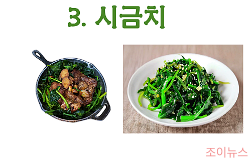 시금치: 칼슘 흡수를 돕는 녹색 채소